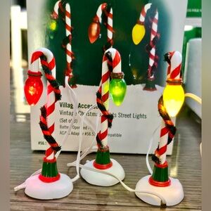 Department 56 Vintage Christmas Lights Street Lights
(Set of 3)